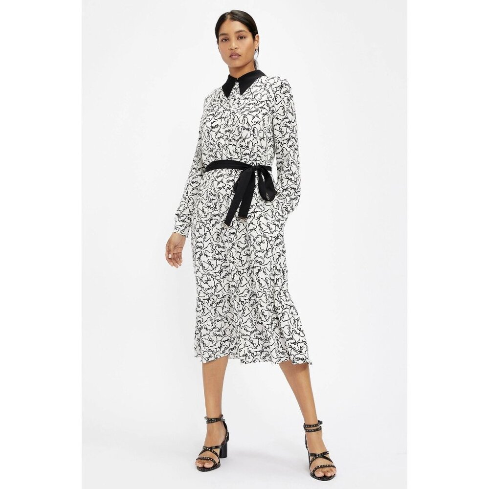 NWT Ted Baker London Metropolis Long Sleeve Shirtdress $325